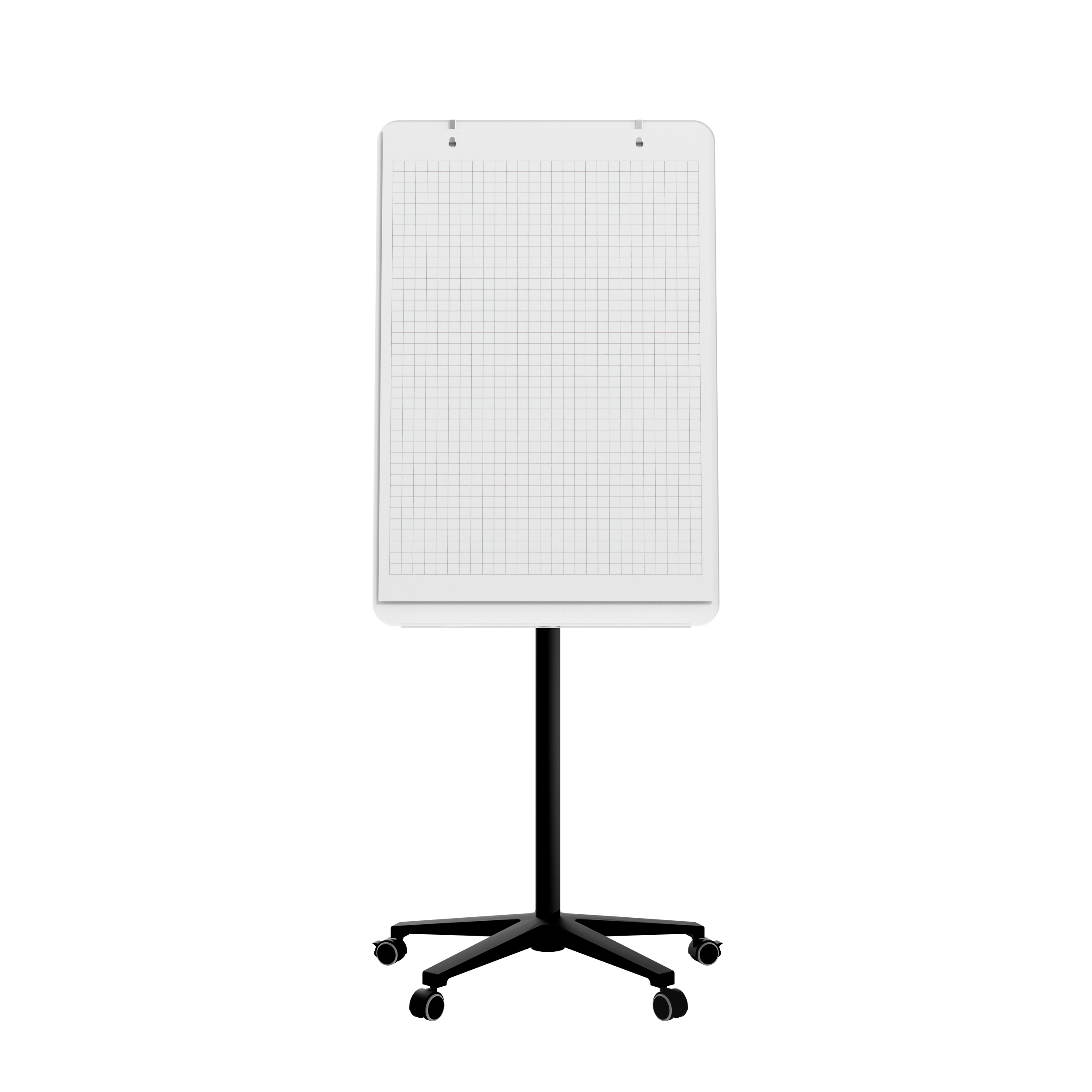картинка Мобильная стеклянная маркерная доска MG Flipchart Base, цвет белый, ral 9003 от магазина MarkGlass