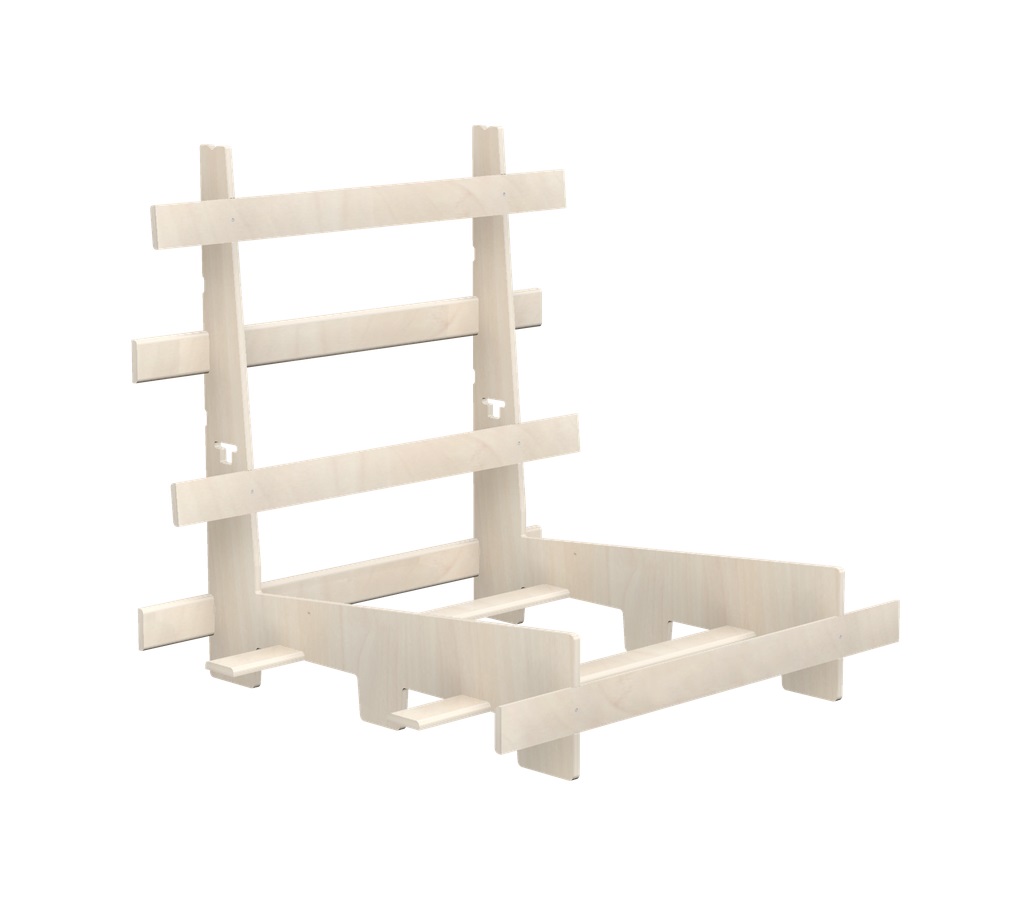 картинка Деревянная транспортная пирамида Wood Peak SL110 116х120 от магазина MarkGlass