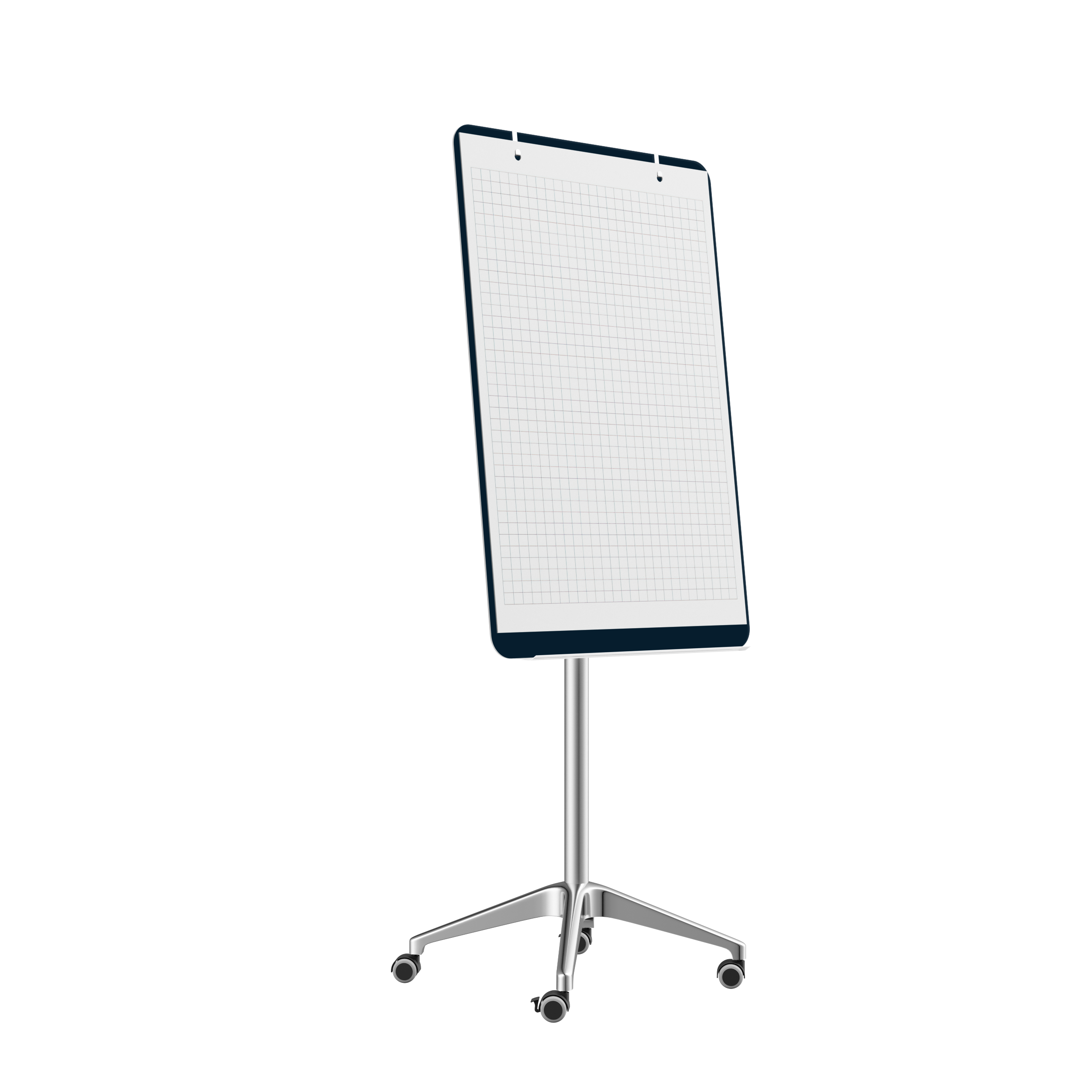 картинка Мобильная стеклянная маркерная доска MG Flipchart Lux, цвет ночное небо, ral 5008 от магазина MarkGlass