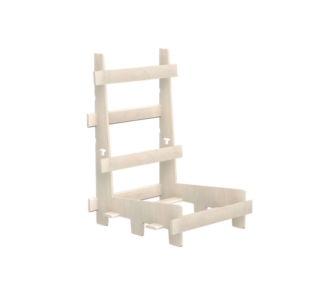 картинка Деревянная транспортная пирамида Wood Peak SL80 116х76 от магазина MarkGlass