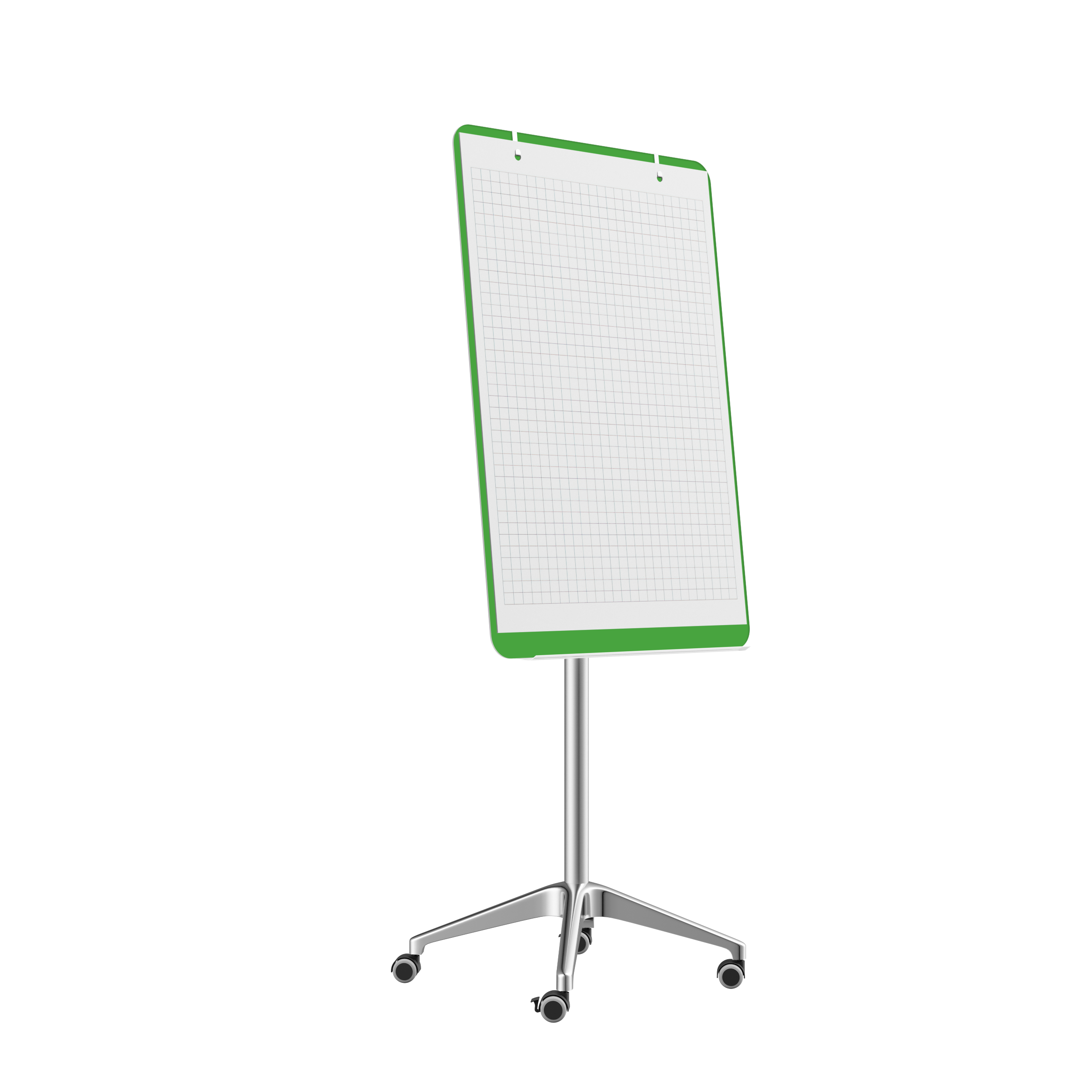 картинка Мобильная стеклянная маркерная доска MG Flipchart Lux, цвет зелёный, ral 6018 от магазина MarkGlass