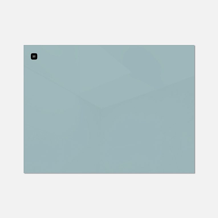 картинка Стеклянная магнитно-маркерная доска MG BASIC, 60х80 см, цвет ледяное озеро от магазина MarkGlass