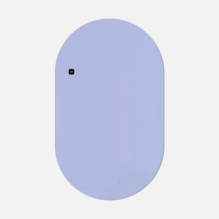 картинка Стеклянная магнитно-маркерная доска MG Oval, 60х100 см, цвет лаванда от магазина MarkGlass