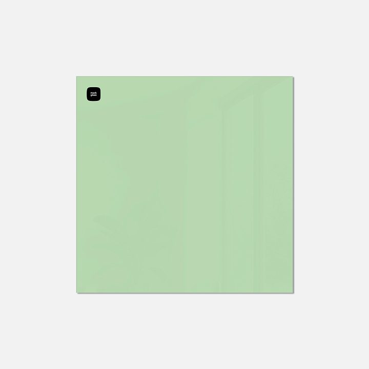 Стеклянная магнитно-маркерная доска MG BASIC, 50х50 см, цвет светло-зелёный, ral 6019 Стеклянная магнитно-маркерная доска MG BASIC, 50х50 см, цвет светло-зелёный, ral 6019