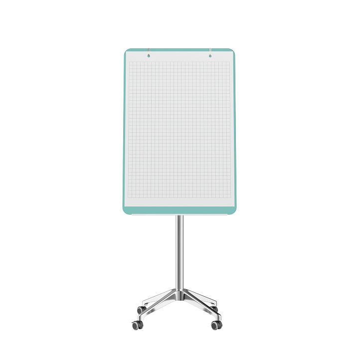 Мобильная стеклянная маркерная доска MG Flipchart Lux, цвет мятный, ral 6027 Мобильная стеклянная маркерная доска MG Flipchart Lux, цвет мятный, ral 6027