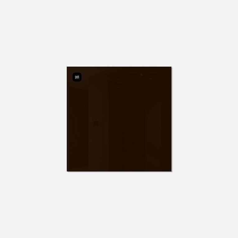 картинка Стеклянная магнитно-маркерная доска MG BASIC, 35х35 см, цвет горький шоколад от магазина MarkGlass