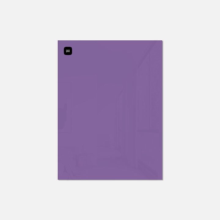 Стеклянная магнитно-маркерная доска MG BASIC, 45х60 см, цвет фиолетовый, ral 4005 Стеклянная магнитно-маркерная доска MG BASIC, 45х60 см, цвет фиолетовый, ral 4005