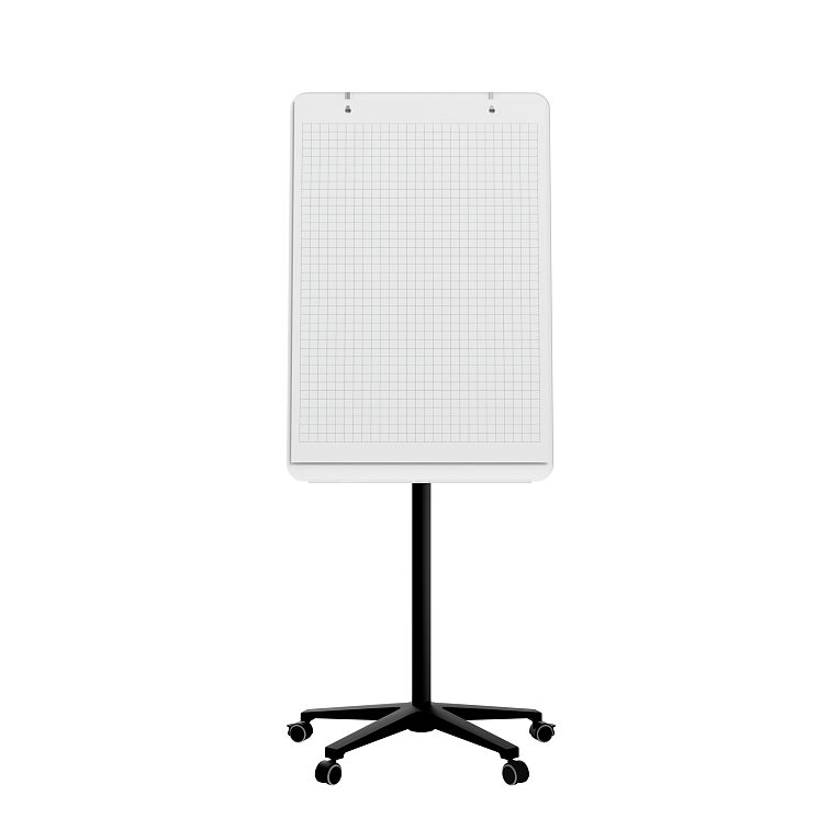 картинка Мобильная стеклянная маркерная доска MG Flipchart Base, цвет белый, ral 9003 от магазина MarkGlass