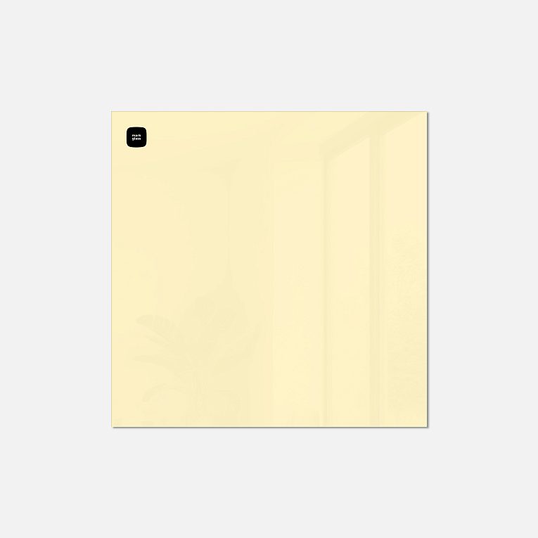 картинка Стеклянная магнитно-маркерная доска MG BASIC, 50х50 см, цвет попкорн от магазина MarkGlass