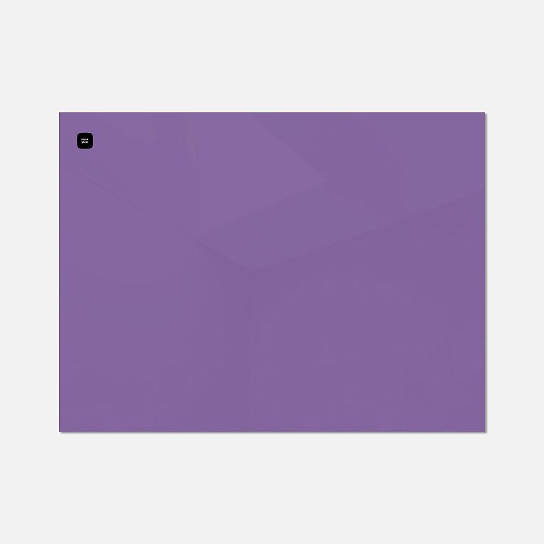 картинка Стеклянная магнитно-маркерная доска MG BASIC, 60х80 см, цвет фиолетовый, ral 4005 от магазина MarkGlass
