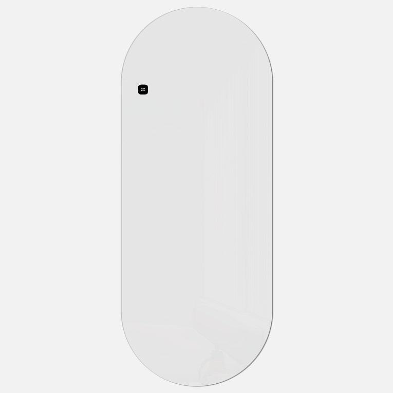 картинка Стеклянная магнитно-маркерная доска MG Oval, 60х150 см, цвет белый, ral 9003 от магазина MarkGlass