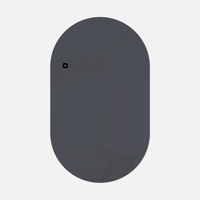 картинка Стеклянная магнитно-маркерная доска MG Oval, 60х100 см, цвет темно-серый, ral 7024 от магазина MarkGlass