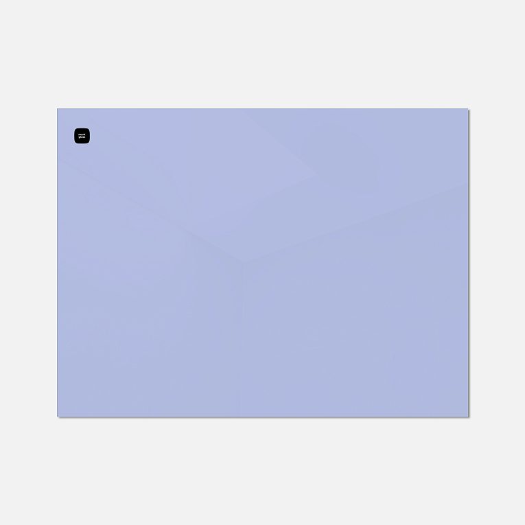 картинка Стеклянная магнитно-маркерная доска MG BASIC, 60х80 см, цвет лаванда от магазина MarkGlass