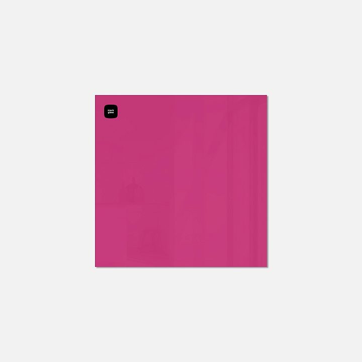 Стеклянная магнитно-маркерная доска MG BASIC, 45х45 см, цвет ярко-розовый, ral 4010 Стеклянная магнитно-маркерная доска MG BASIC, 45х45 см, цвет ярко-розовый, ral 4010