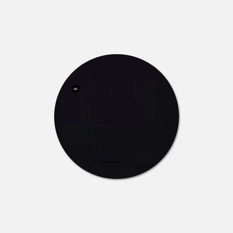 картинка Стеклянная магнитно-маркерная доска MG Round, круг 60 см, цвет чёрный, ral 9005 от магазина MarkGlass