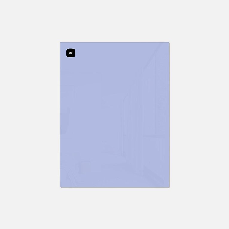 картинка Стеклянная магнитно-маркерная доска MG BASIC, 45х60 см, цвет лаванда от магазина MarkGlass