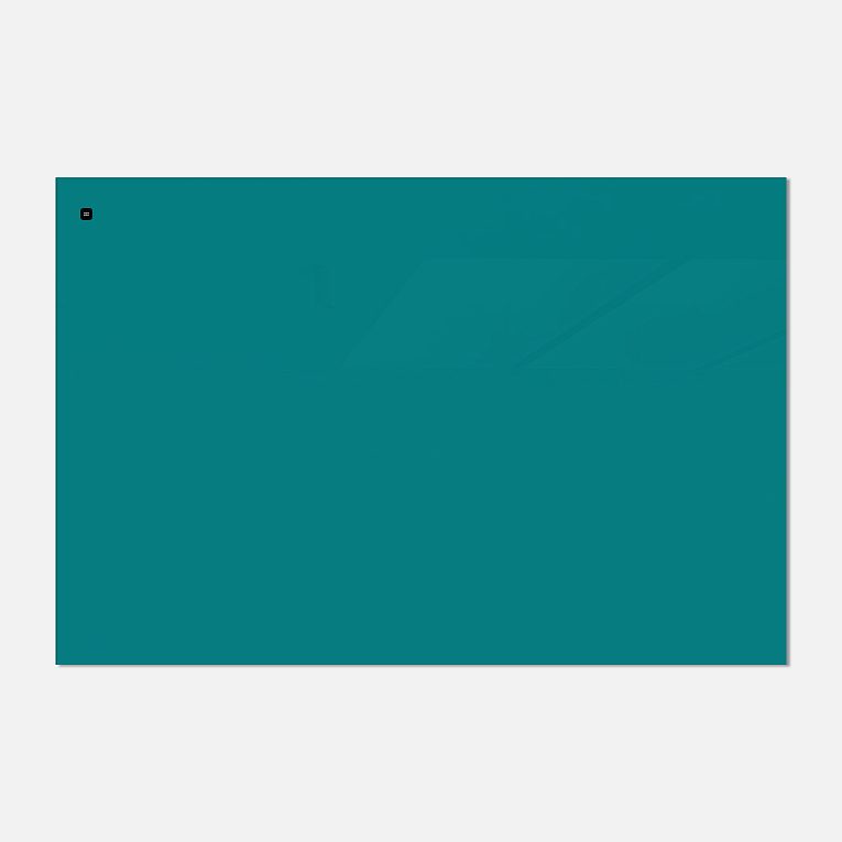 картинка Стеклянная магнитно-маркерная доска MG BASIC, 120х180 см, цвет бирюза, ral 5021 от магазина MarkGlass