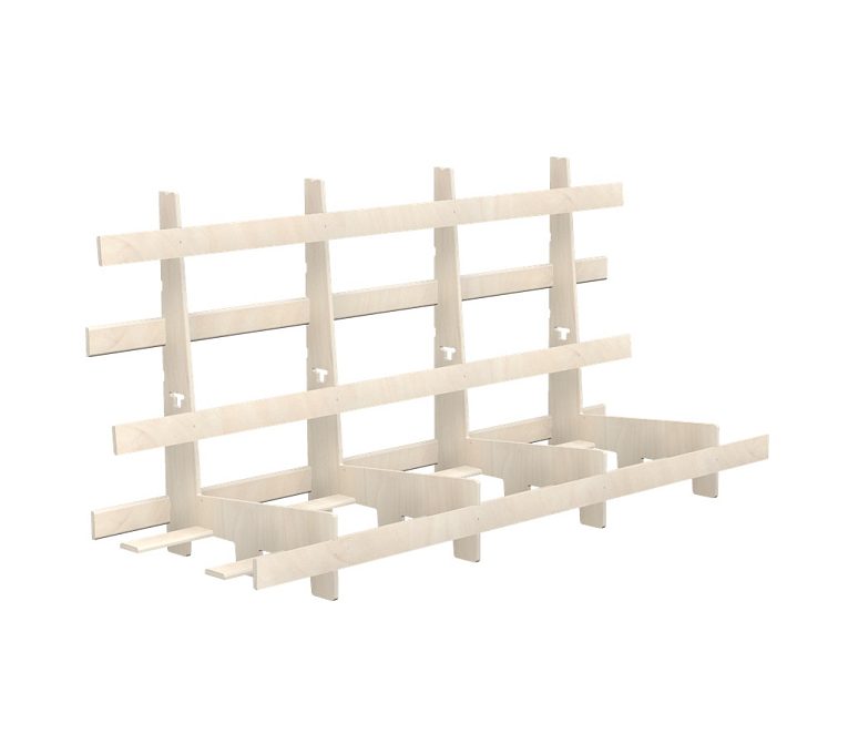 картинка Деревянная транспортная пирамида Wood Peak SL80 116х240 от магазина MarkGlass