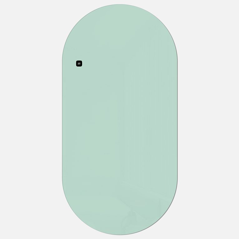 картинка Стеклянная магнитно-маркерная доска MG Oval, 60х120 см, цвет от магазина MarkGlass