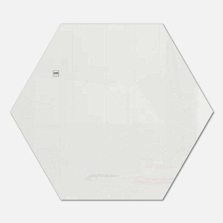 Стеклянная магнитно-маркерная доска MG Honeycomb, 120 см, цвет белый, ral 9003 Стеклянная магнитно-маркерная доска MG Honeycomb, 120 см, цвет белый, ral 9003