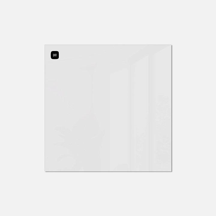 Стеклянная магнитно-маркерная доска MG BASIC, 50х50 см, цвет белый, ral 9003 Стеклянная магнитно-маркерная доска MG BASIC, 50х50 см, цвет белый, ral 9003