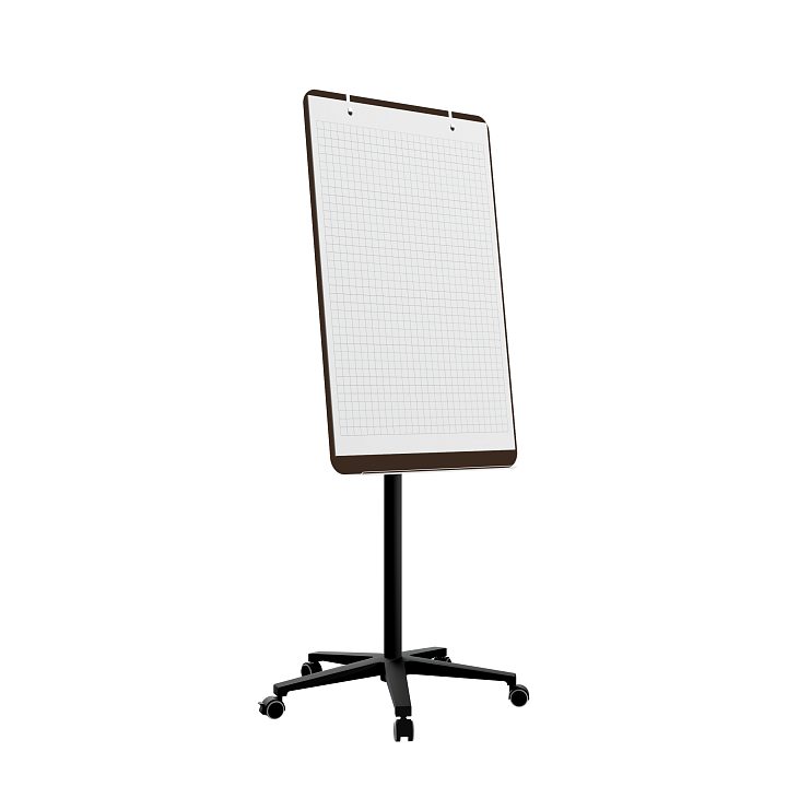 Мобильная стеклянная маркерная доска MG Flipchart Base, цвет шоколад , ral 8014 Мобильная стеклянная маркерная доска MG Flipchart Base, цвет шоколад , ral 8014
