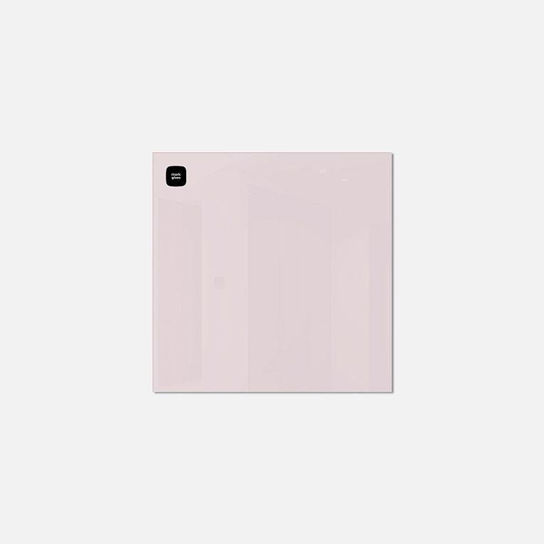 картинка Стеклянная магнитно-маркерная доска MG  BASIC, 35х35 см, цвет нежная дымка от магазина MarkGlass