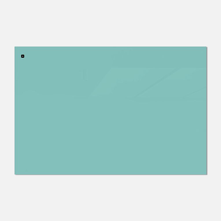 картинка Стеклянная магнитно-маркерная доска MG BASIC, 120х180 см, цвет мятный, ral 6027 от магазина MarkGlass