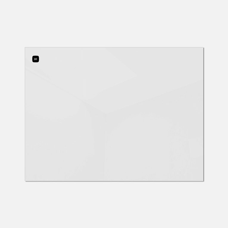 картинка Стеклянная магнитно-маркерная доска MG BASIC, 60х80 см, цвет белый, ral 9003 от магазина MarkGlass