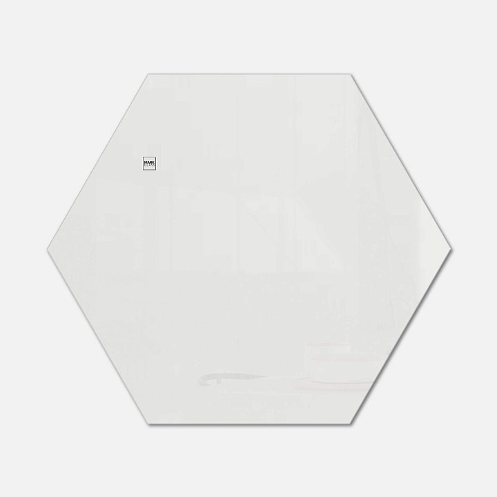 Стеклянная магнитно-маркерная доска MG Honeycomb, 100 см, цвет белый, ral 9003 Стеклянная магнитно-маркерная доска MG Honeycomb, 100 см, цвет белый, ral 9003