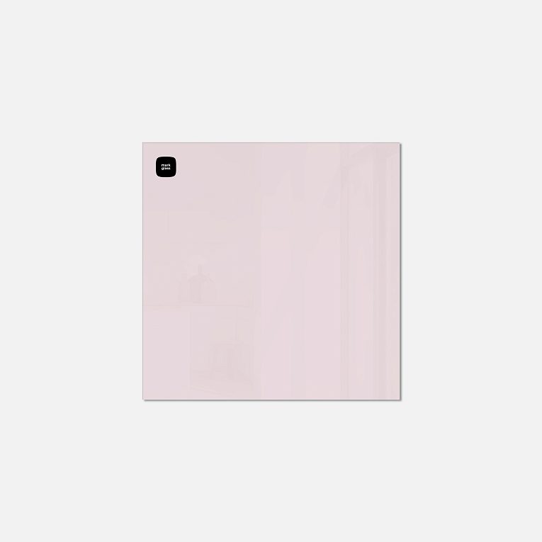 картинка Стеклянная магнитно-маркерная доска MG BASIC, 45х45 см, цвет нежная дымка от магазина MarkGlass