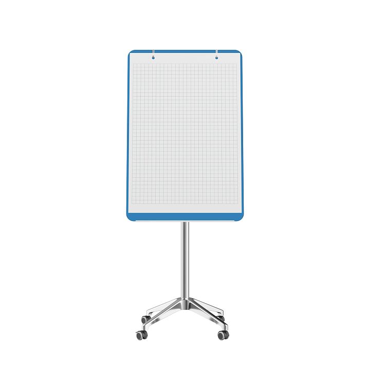 Мобильная стеклянная маркерная доска MG Flipchart Lux, цвет голубой, ral 5012 Мобильная стеклянная маркерная доска MG Flipchart Lux, цвет голубой, ral 5012