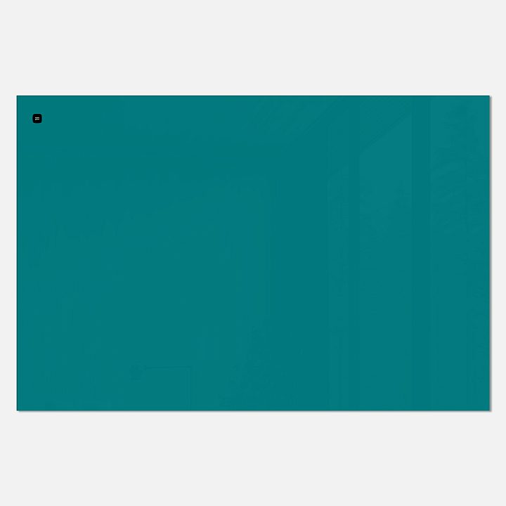 Стеклянная магнитно-маркерная доска MG BASIC, 100х150 см, цвет бирюза, ral 5021 Стеклянная магнитно-маркерная доска MG BASIC, 100х150 см, цвет бирюза, ral 5021