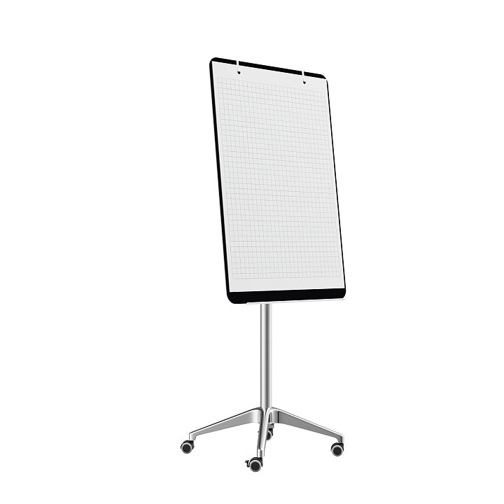 Мобильная стеклянная маркерная доска MG Flipchart Lux, цвет чёрный, ral 9005 Мобильная стеклянная маркерная доска MG Flipchart Lux, цвет чёрный, ral 9005