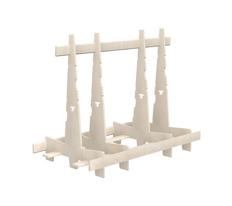 картинка Деревянная транспортная пирамида Wood Peak SG80 122x152 от магазина MarkGlass