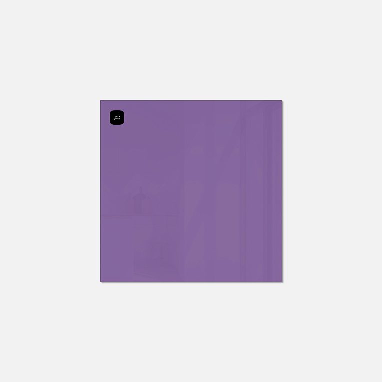 картинка Стеклянная магнитно-маркерная доска MG BASIC, 45х45 см, цвет фиолетовый, ral 4005 от магазина MarkGlass