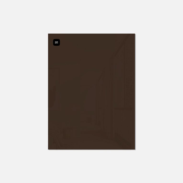 картинка Стеклянная магнитно-маркерная доска MG BASIC, 45х60 см, цвет шоколад, ral 8014 от магазина MarkGlass