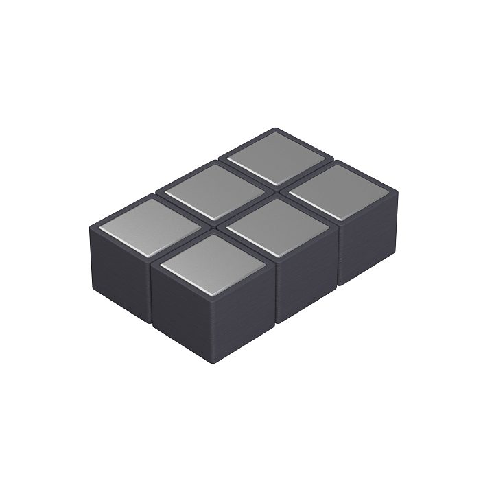 Набор из 6 неодимовых магнитов MG Cube в кофрах