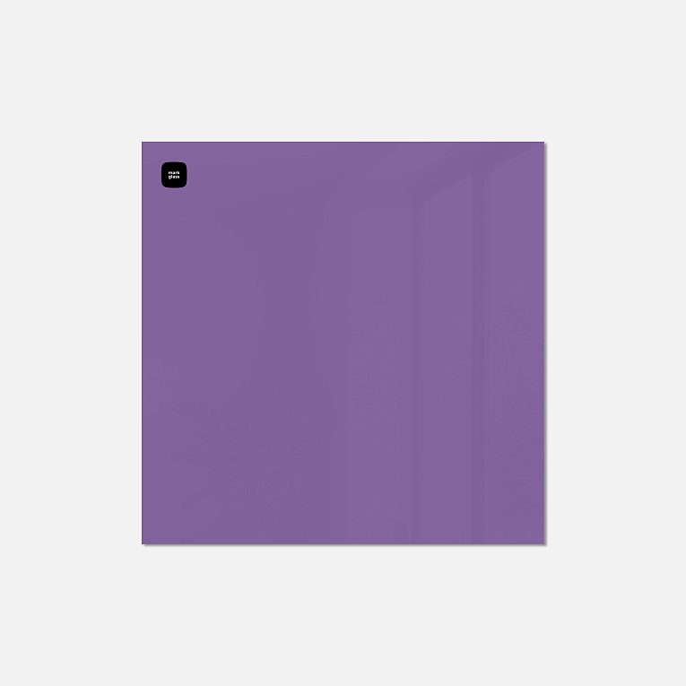 картинка Стеклянная магнитно-маркерная доска MG BASIC, 50х50 см, цвет фиолетовый, ral 4005 от магазина MarkGlass