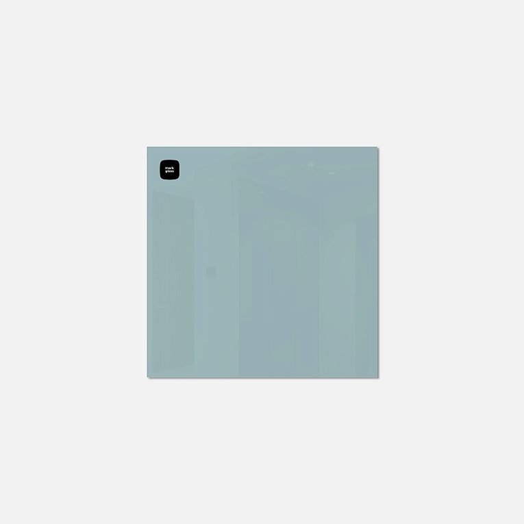 картинка Стеклянная магнитно-маркерная доска MG  BASIC, 35х35 см, цвет ледяное озеро от магазина MarkGlass