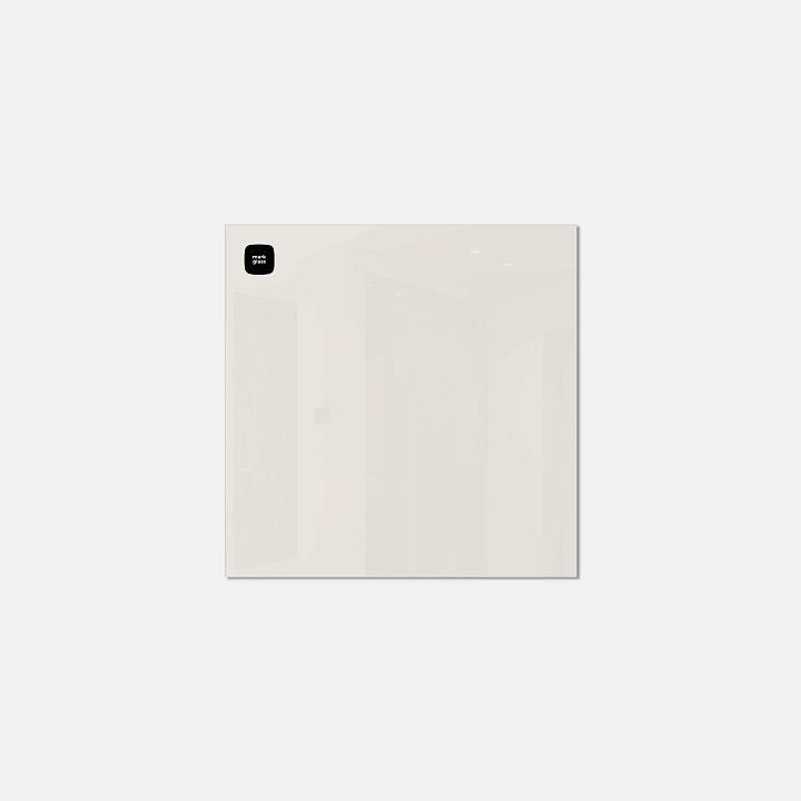 Стеклянная магнитно-маркерная доска MG BASIC, 35х35 см, цвет топлёное молоко, ral 9001 Стеклянная магнитно-маркерная доска MG BASIC, 35х35 см, цвет топлёное молоко, ral 9001