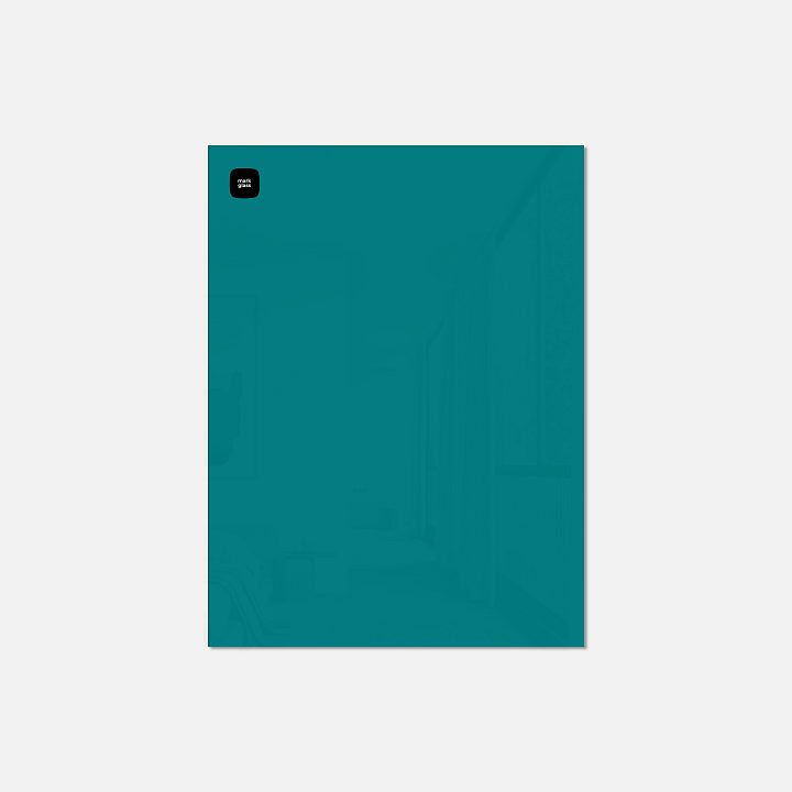 Стеклянная магнитно-маркерная доска MG BASIC, 45х60 см, цвет бирюза, ral 5021 Стеклянная магнитно-маркерная доска MG BASIC, 45х60 см, цвет бирюза, ral 5021