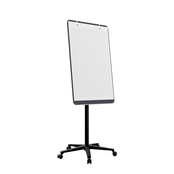 Мобильная стеклянная маркерная доска MG Flipchart Base, цвет темно-серый , ral 7024 Мобильная стеклянная маркерная доска MG Flipchart Base, цвет темно-серый , ral 7024
