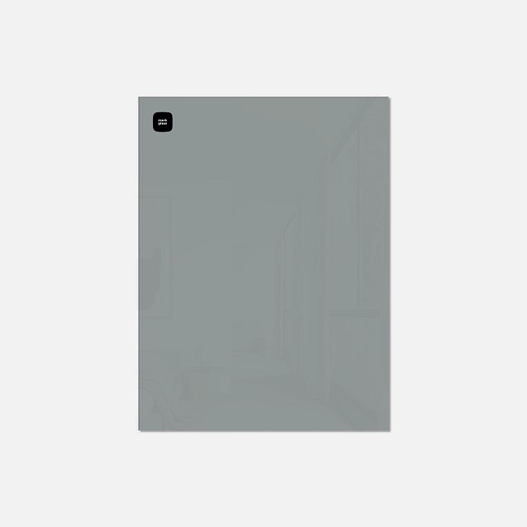 картинка Стеклянная магнитно-маркерная доска MG BASIC, 45х60 см, цвет светло-серый, ral 7042 от магазина MarkGlass