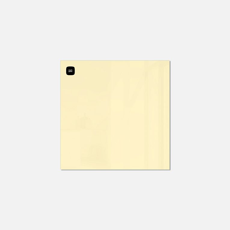 картинка Стеклянная магнитно-маркерная доска MG BASIC, 45х45 см, цвет попкорн от магазина MarkGlass
