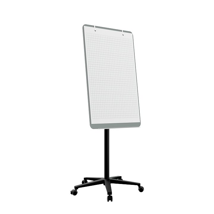 Мобильная стеклянная маркерная доска MG Flipchart Base, цвет светло-серый , ral 7042 Мобильная стеклянная маркерная доска MG Flipchart Base, цвет светло-серый , ral 7042