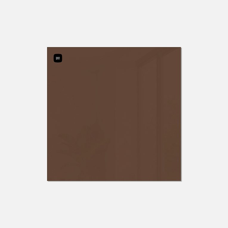 картинка Стеклянная магнитно-маркерная доска MG BASIC, 50х50 см, цвет какао от магазина MarkGlass