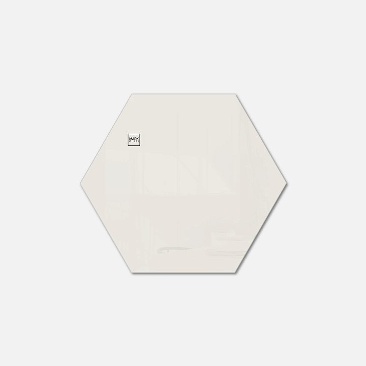 Стеклянная магнитно-маркерная доска MG Honeycomb, 60 см, цвет топленое молоко, ral 9001 Стеклянная магнитно-маркерная доска MG Honeycomb, 60 см, цвет топленое молоко, ral 9001