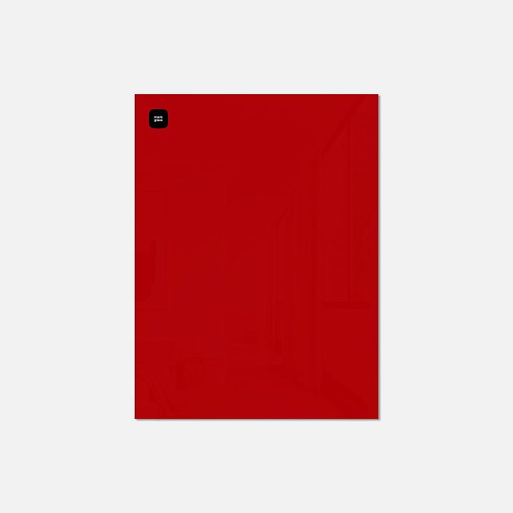 Стеклянная магнитно-маркерная доска MG BASIC, 45х60 см, цвет красный, ral 3001 Стеклянная магнитно-маркерная доска MG BASIC, 45х60 см, цвет красный, ral 3001