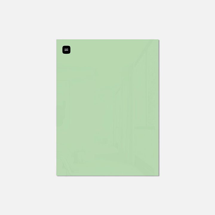 Стеклянная магнитно-маркерная доска MG BASIC, 45х60 см, цвет светло-зелёный, ral 6019 Стеклянная магнитно-маркерная доска MG BASIC, 45х60 см, цвет светло-зелёный, ral 6019